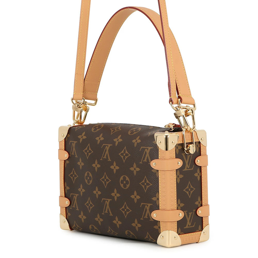 Louis Vuitton Bag Shoulder 2way Monogram Trunk Side Brown